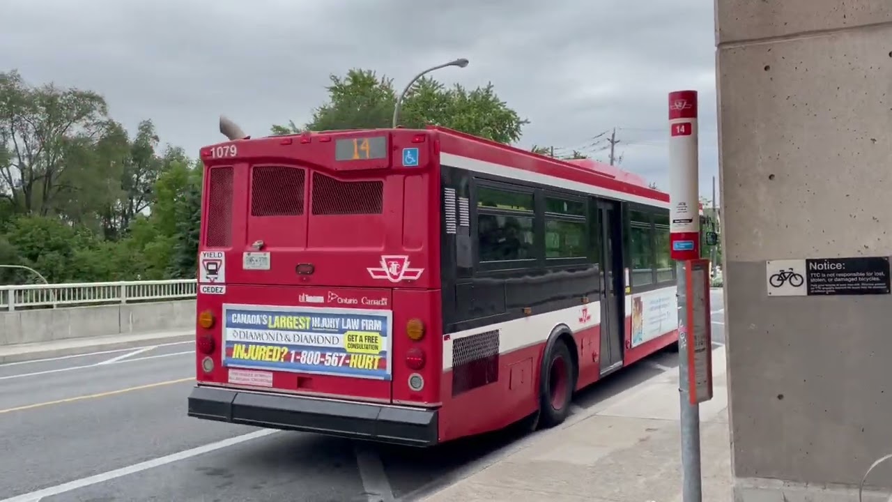 TTC 14 Glencairn Bus Ride #1079 from Davisville Station to Glencairn Station 9/5/2022