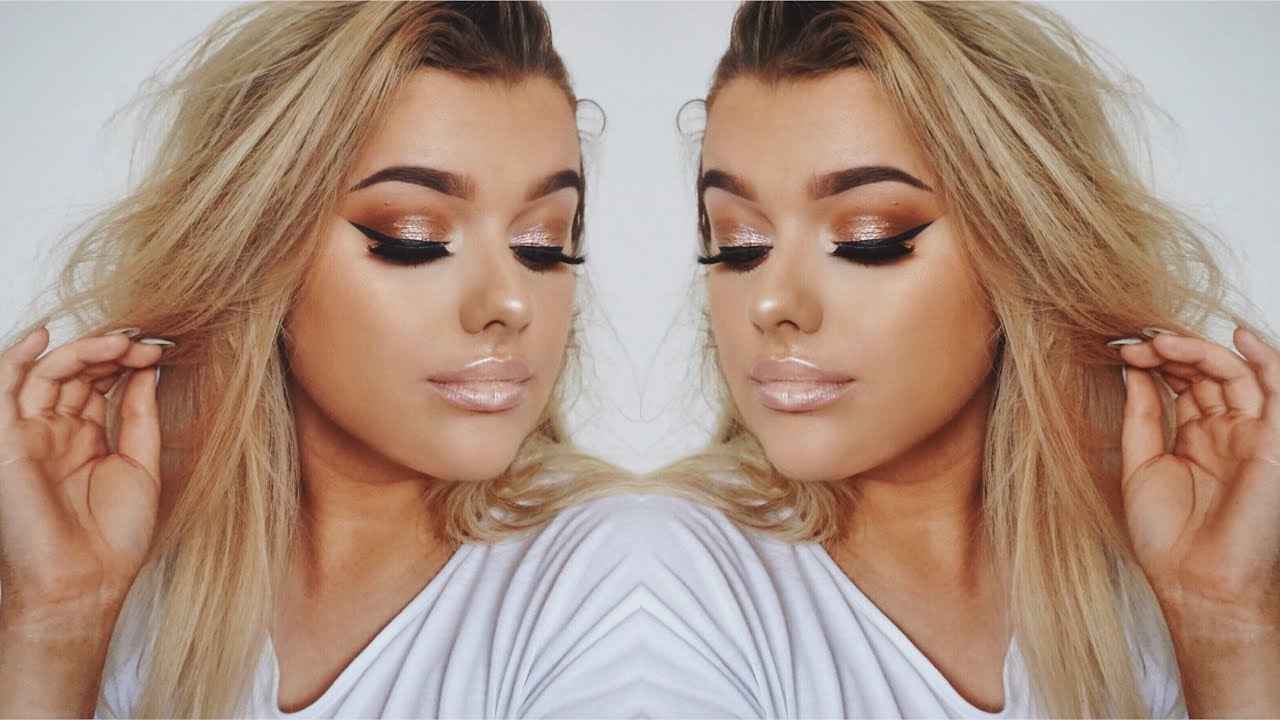 Metallic Trend Make up! - Eyes & Lips! | Rachel Leary