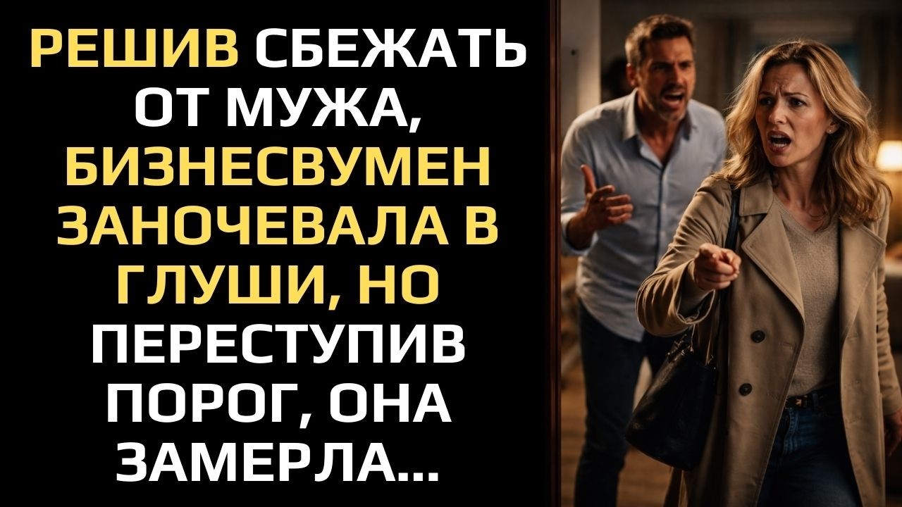 РЕШИВ СБЕЖАТЬ ОТ МУЖА, БИЗНЕСВУМЕН ЗАНОЧЕВАЛА В ГЛУШИ, НО ПЕРЕСТУПИВ ПОРОГ, ОНА ЗАМЕРЛА...