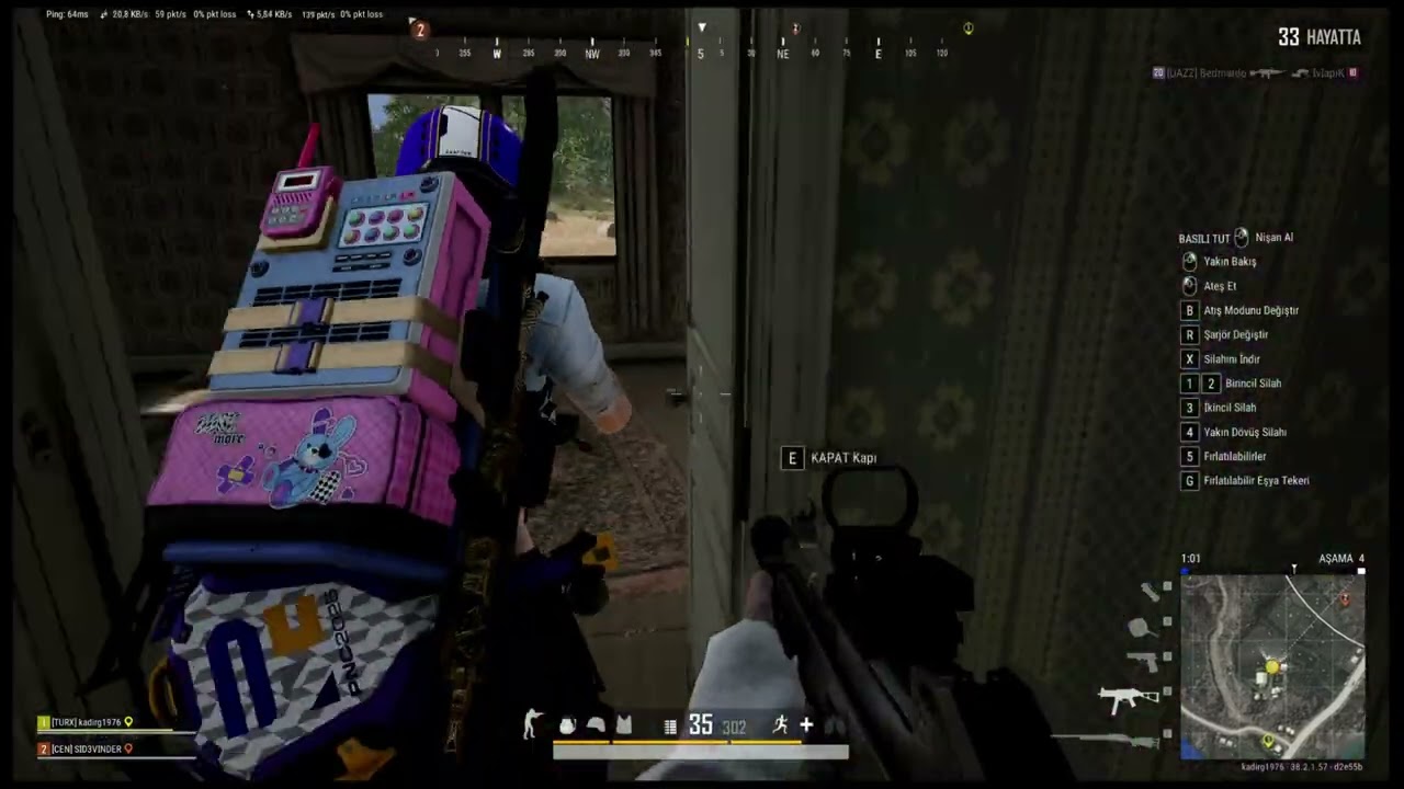 Kankamı kaybettim yolda düştü...:=))) SuperNoob PUBG