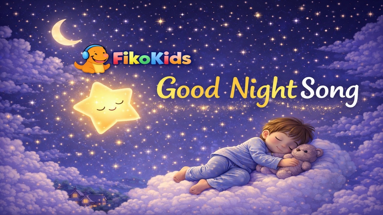 Sleepy Little Star 🌙 Kids Lullaby Song | Bedtime Music for Babies & Toddlers | FikoKids