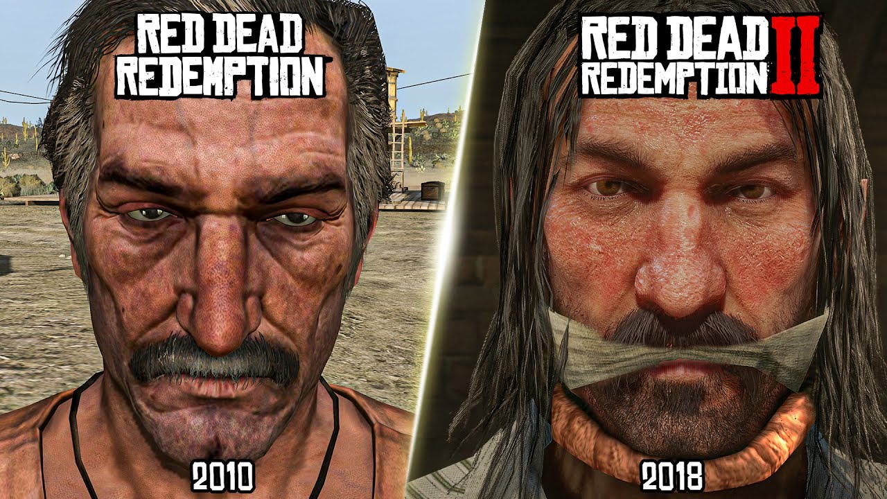 Red Dead Redemption 2 vs 1: Graphics & Physics Showdown
