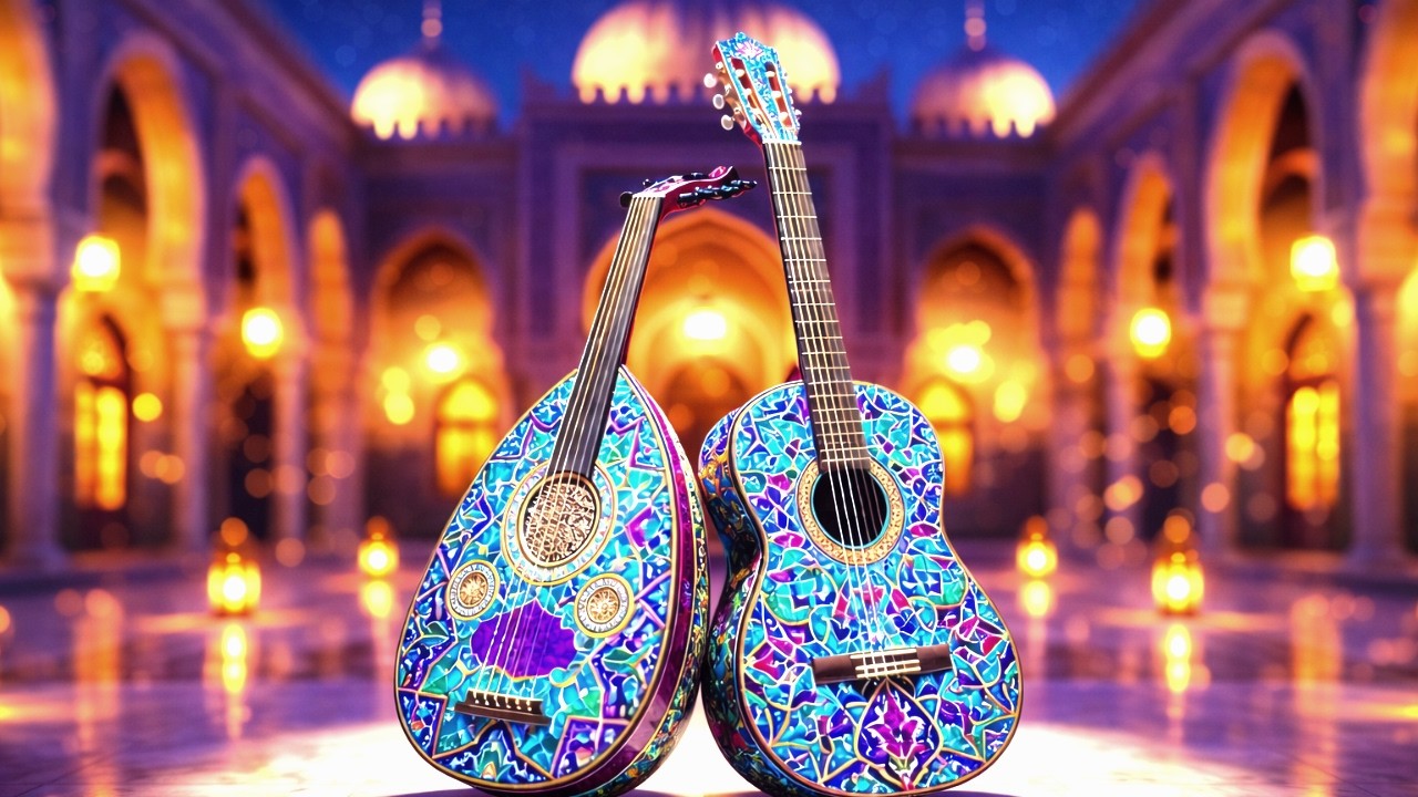 Arabic Oud & Flamenco Rumba | Exotic Night Vibes 🌙 - (Live)
