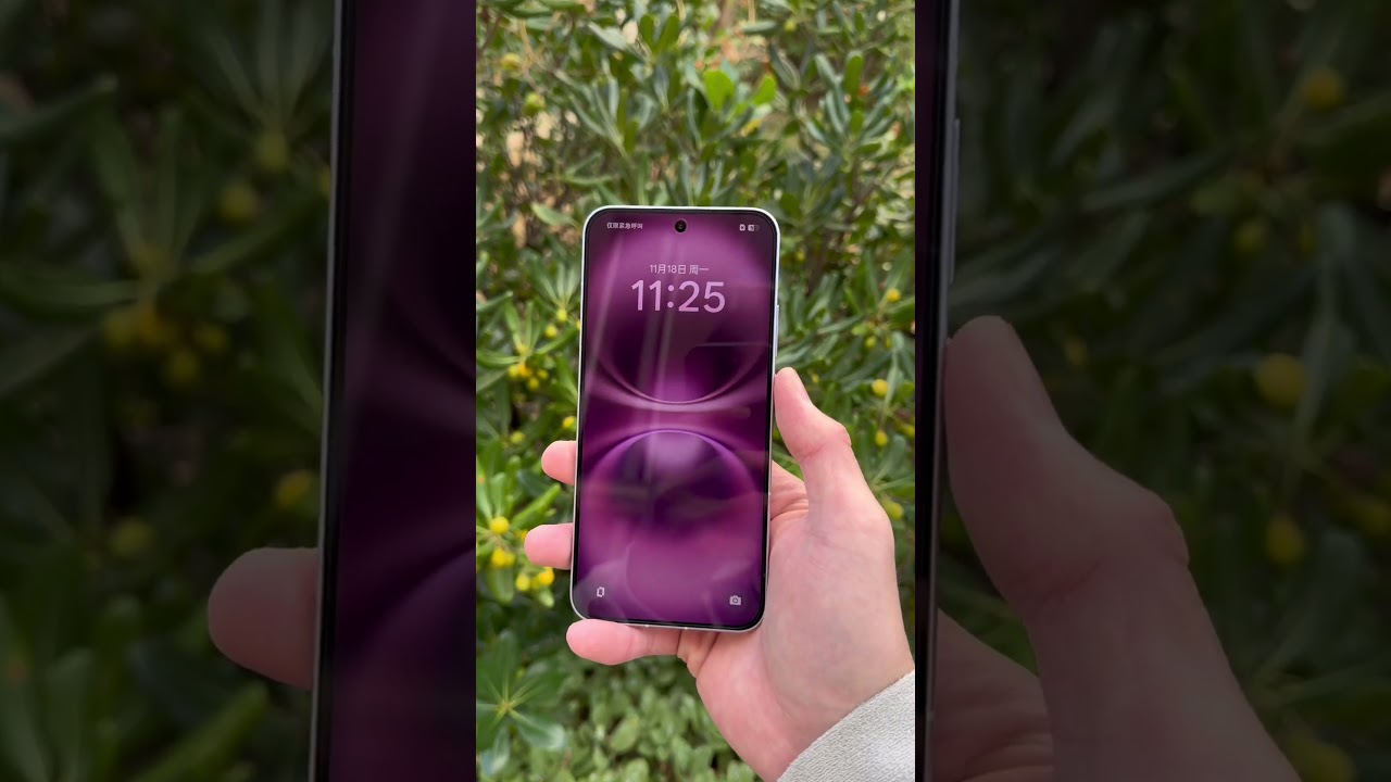 Oppo Reno 13 appearance display, right angle frame plus four straight facesScreen,