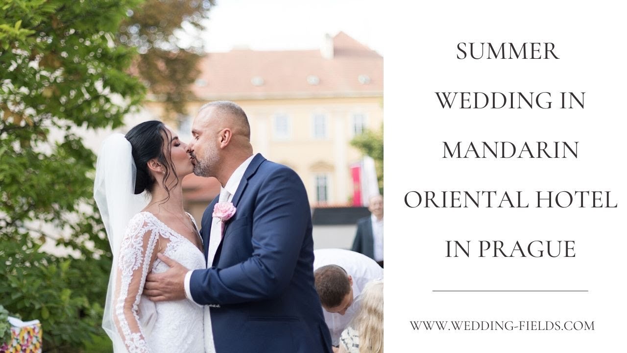 Summer church wedding in Prague | Mandarin Oriental hotel reception | Wedding&Academy Fields