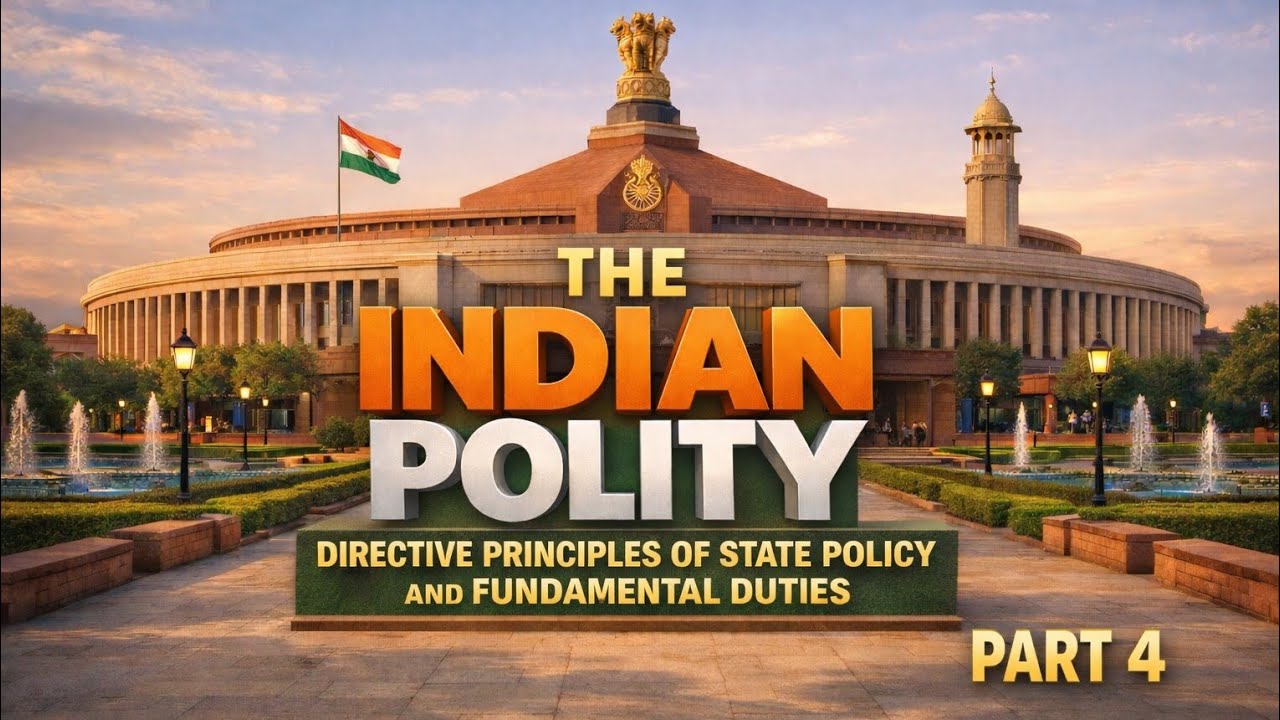 Directive Principles of State Policy and fundamental duties THE INDIAN POLITY (SERIES-A-Z) PART-4