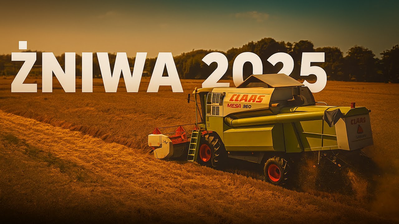 🚜 Żniwa 2025 – CLAAS MEDION 310 w akcji 🌾🔥