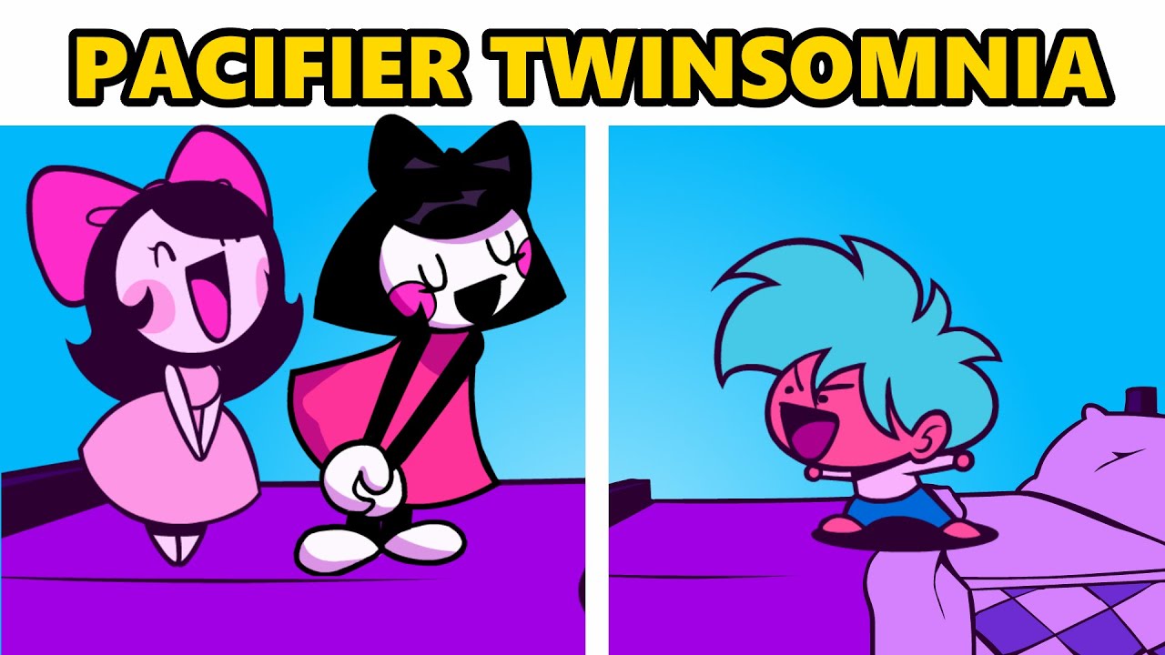 Pacifier but it's Twinsomnia Skin | Friday Night Funkin' Vs Boy and Girl Twinsomnia
