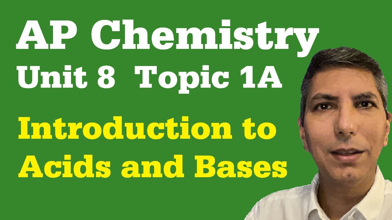 Acids, Bases, and the pH Concept - AP Chem Unit 8, Topic 1a