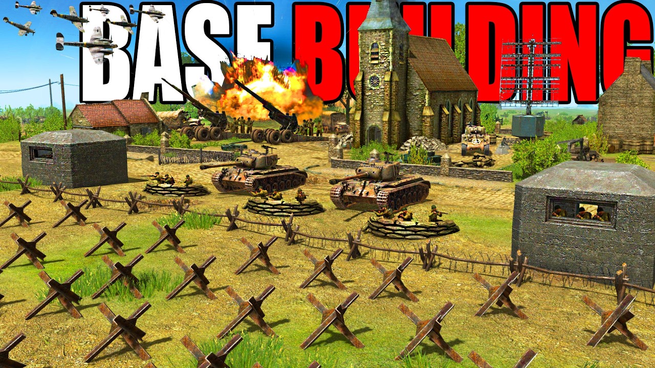 I Fortified a US ARMY Defense in WW2 BASE BUILDING Simulator! - Gates of Hell: Last Stand