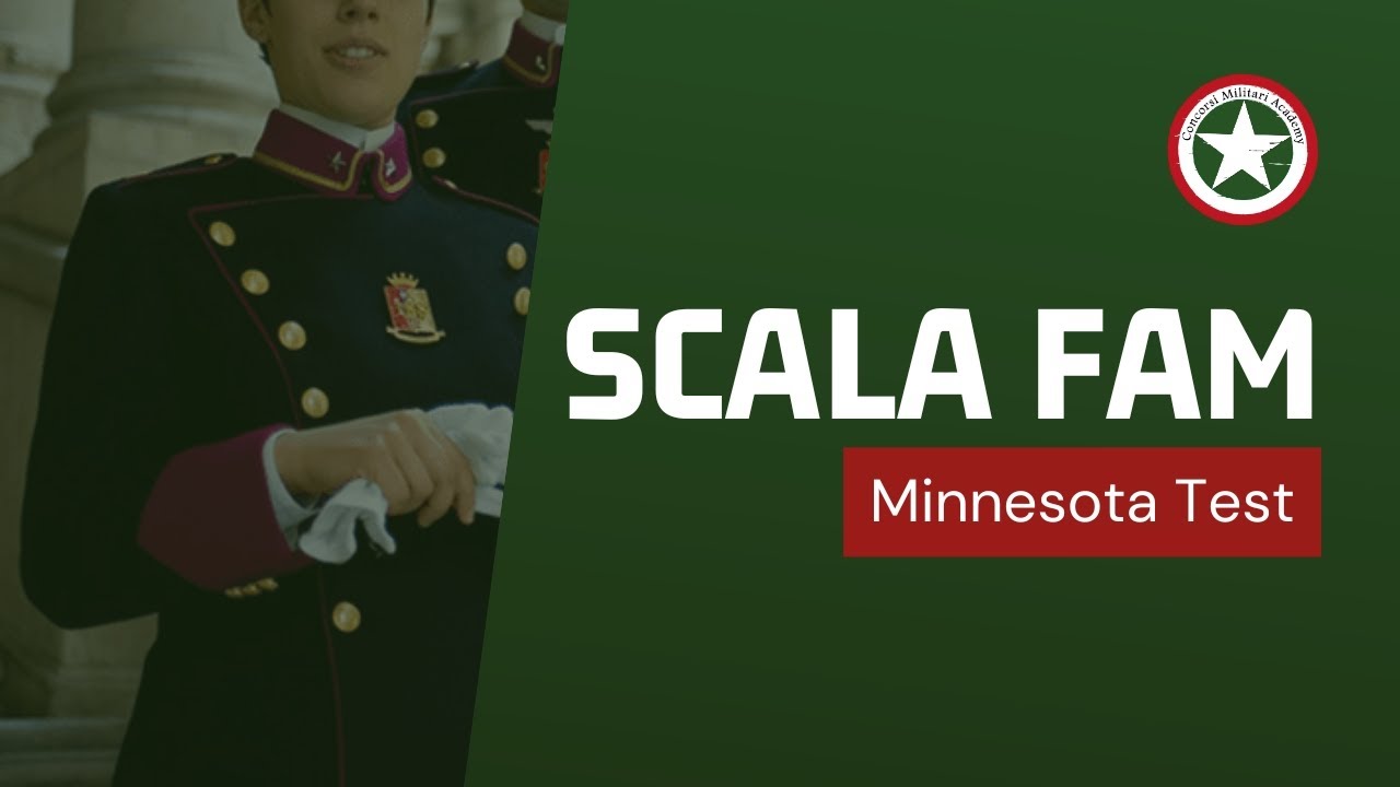 Test del Minnesota Concorsi Forze Armate: Scala FAM (Conflitti Familiari)