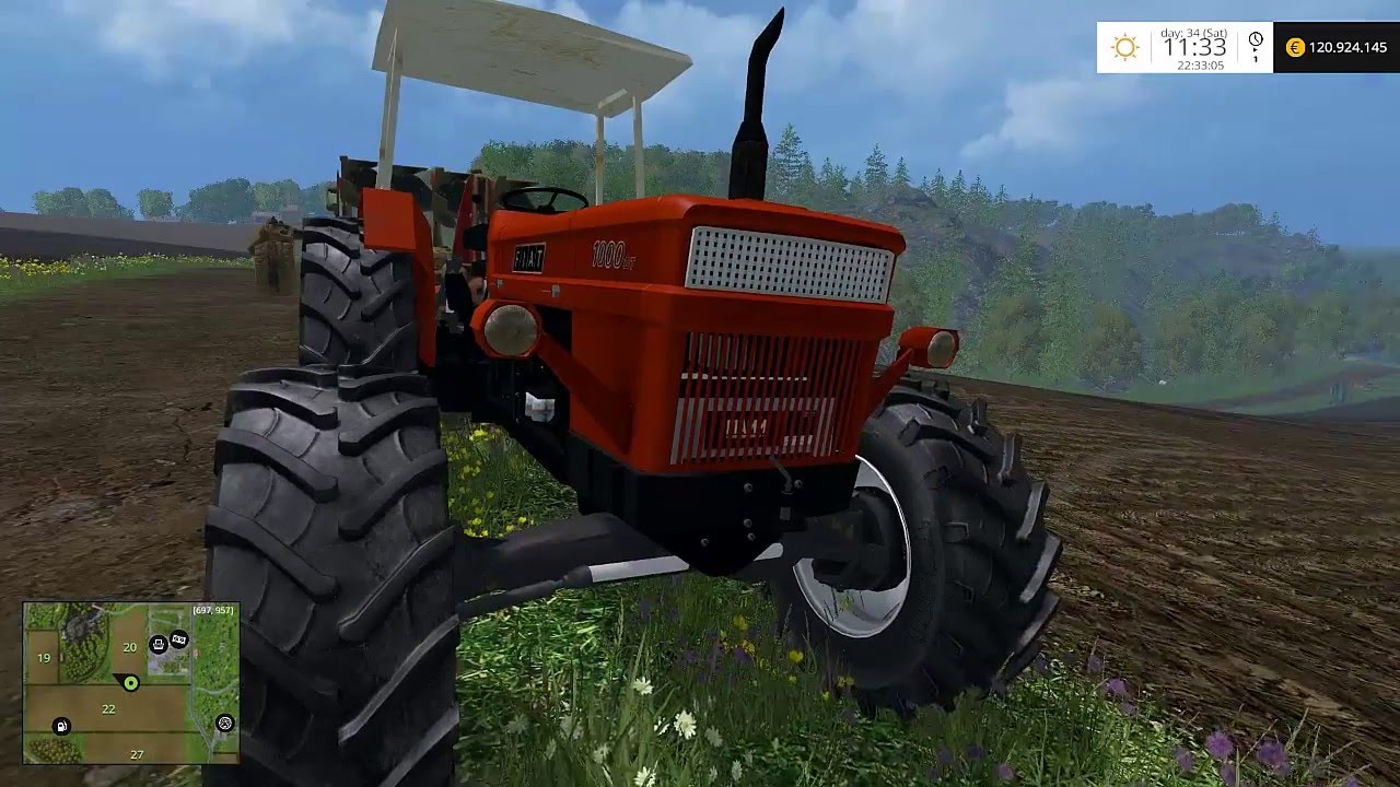 FARMING SIMULATOR 2015 NEW TEST MOD FIAT 1000 DT by fmarco95