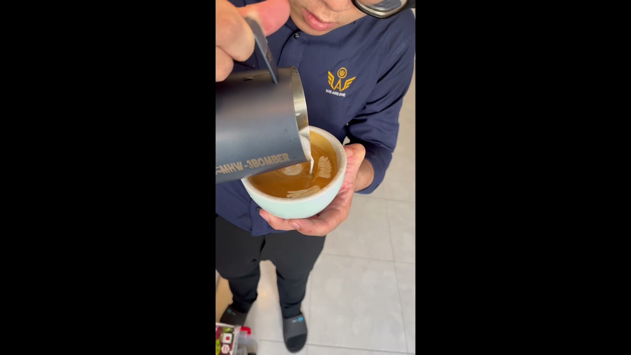 Rooster - Latte Art | Barista Cin 