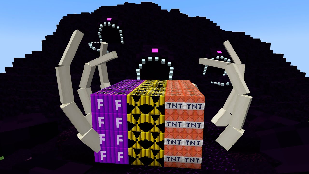 Can i destroy the Wither Storm Command Block with many NuclearSuper Formidi-Bomb??