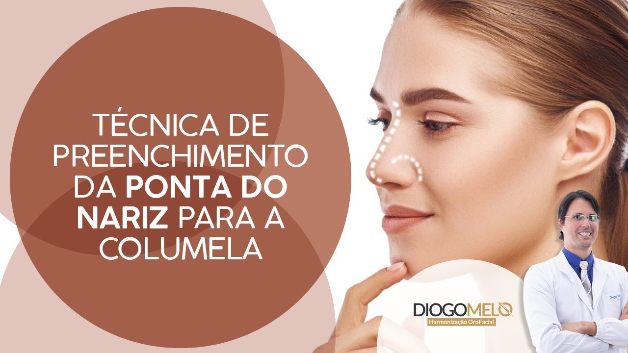 Técnica de Preenchimento da Ponta do Nariz para a Columela