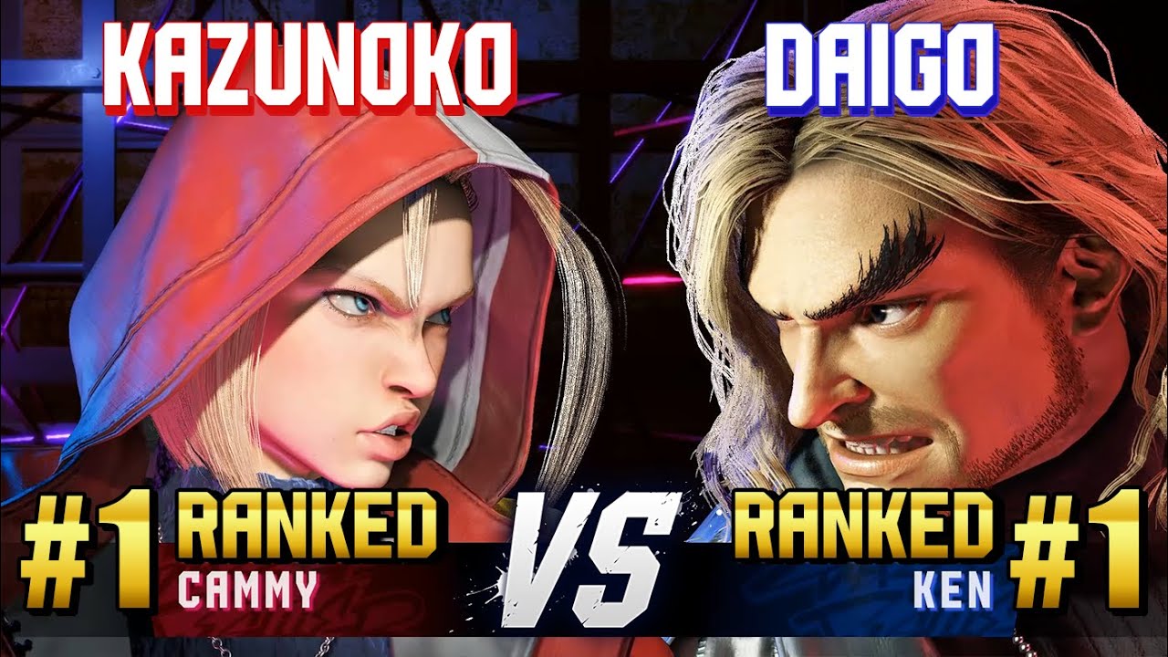 SF6 ▰ KAZUNOKO (#1 Ranked Cammy) vs DAIGO (#1 Ranked Ken) ▰ High Level Gameplay