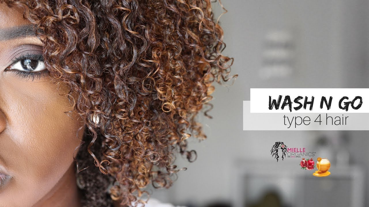 Wash N Go on Type 4 Curls | Mielle Organics NEW Pomegranate & Honey Collection
