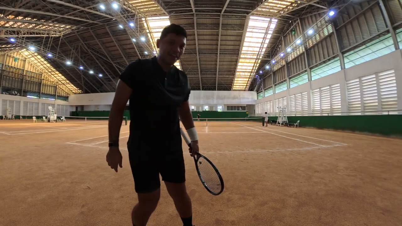 CJ vs Gus Singles Tennis Part 1
