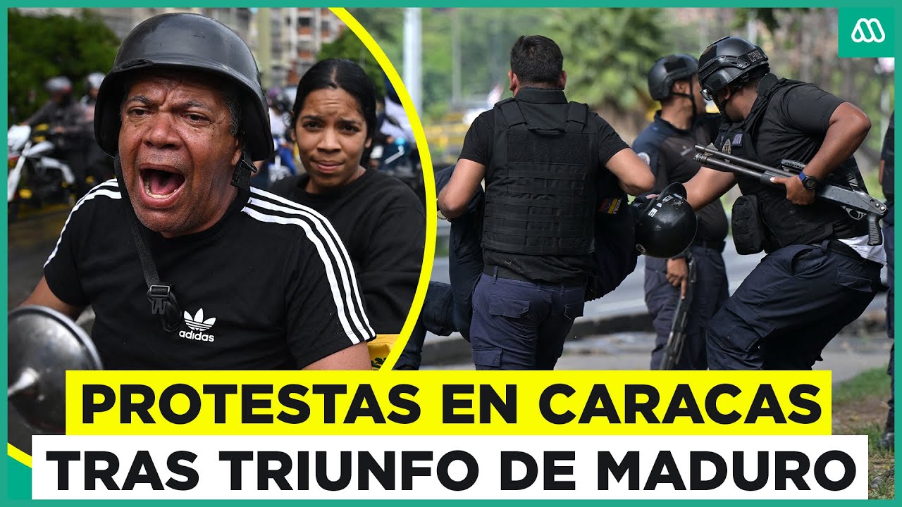 Protestas en Venezuela por elección de Nicolás Maduro
