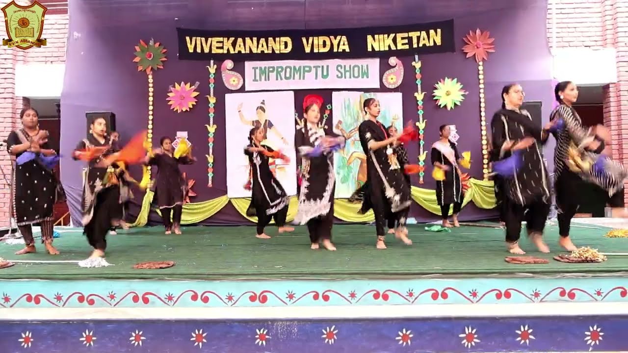 Bhangra Gidha | Punjabi Group Dance | VVN Assandh | 2025 |