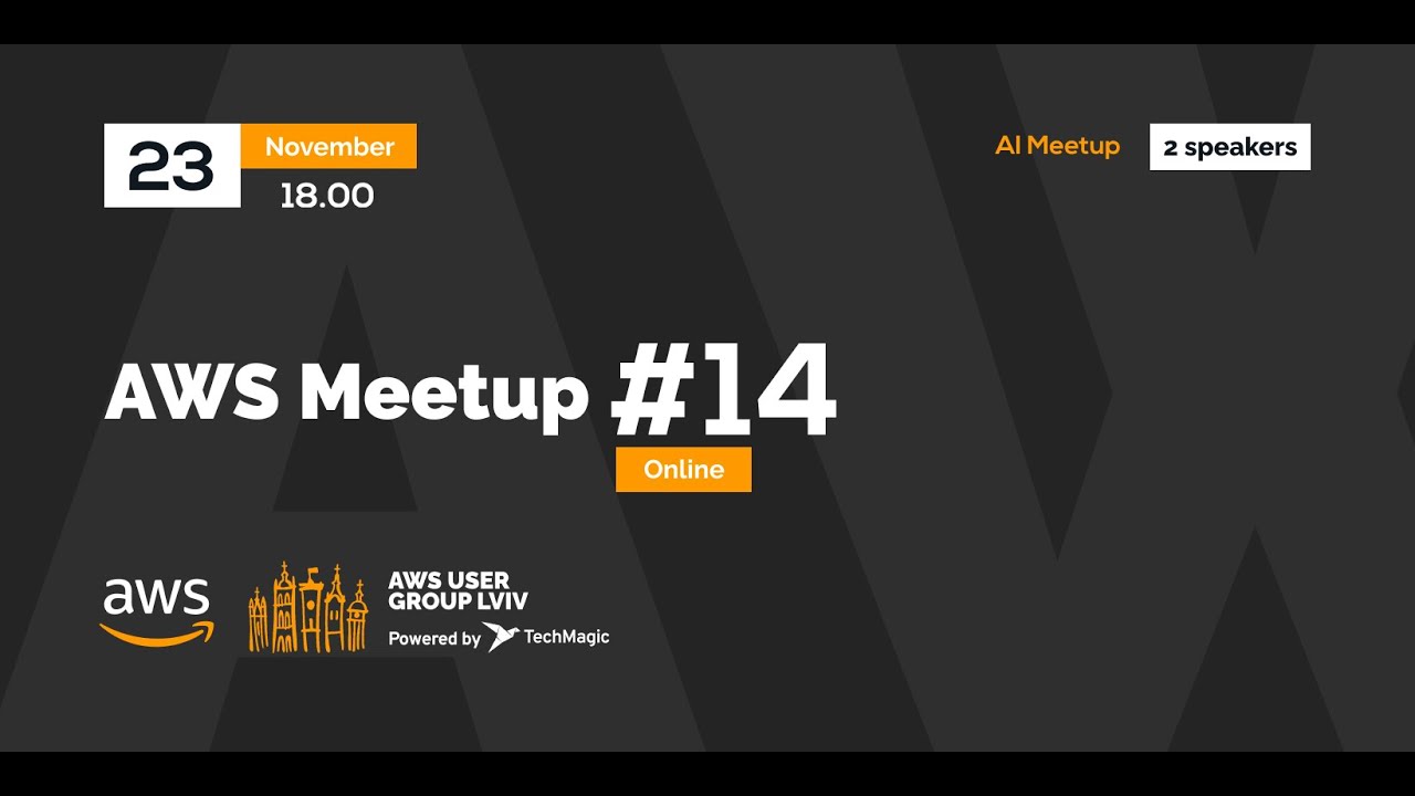 AWS Meetup #14. Building chatbots using Amazon Lex, Data strategy for genAI