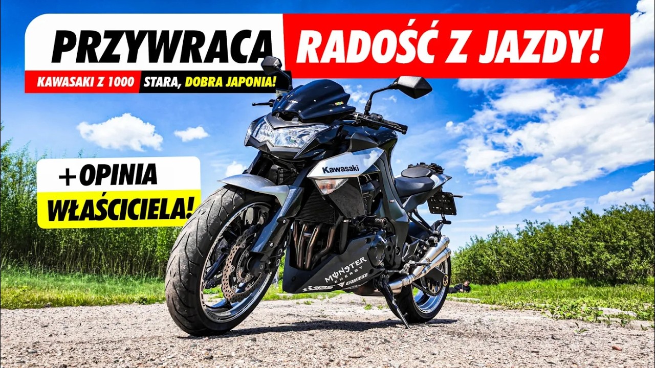 Ile RADOŚCI daje 15-LETNI MOTOCYKL? Opinia o Kawasaki Z1000 trzeciej generacji