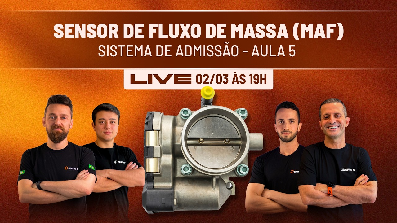 Sistema de Admissão: Sensor de Fluxo de Massa (MAF) - Aula 5