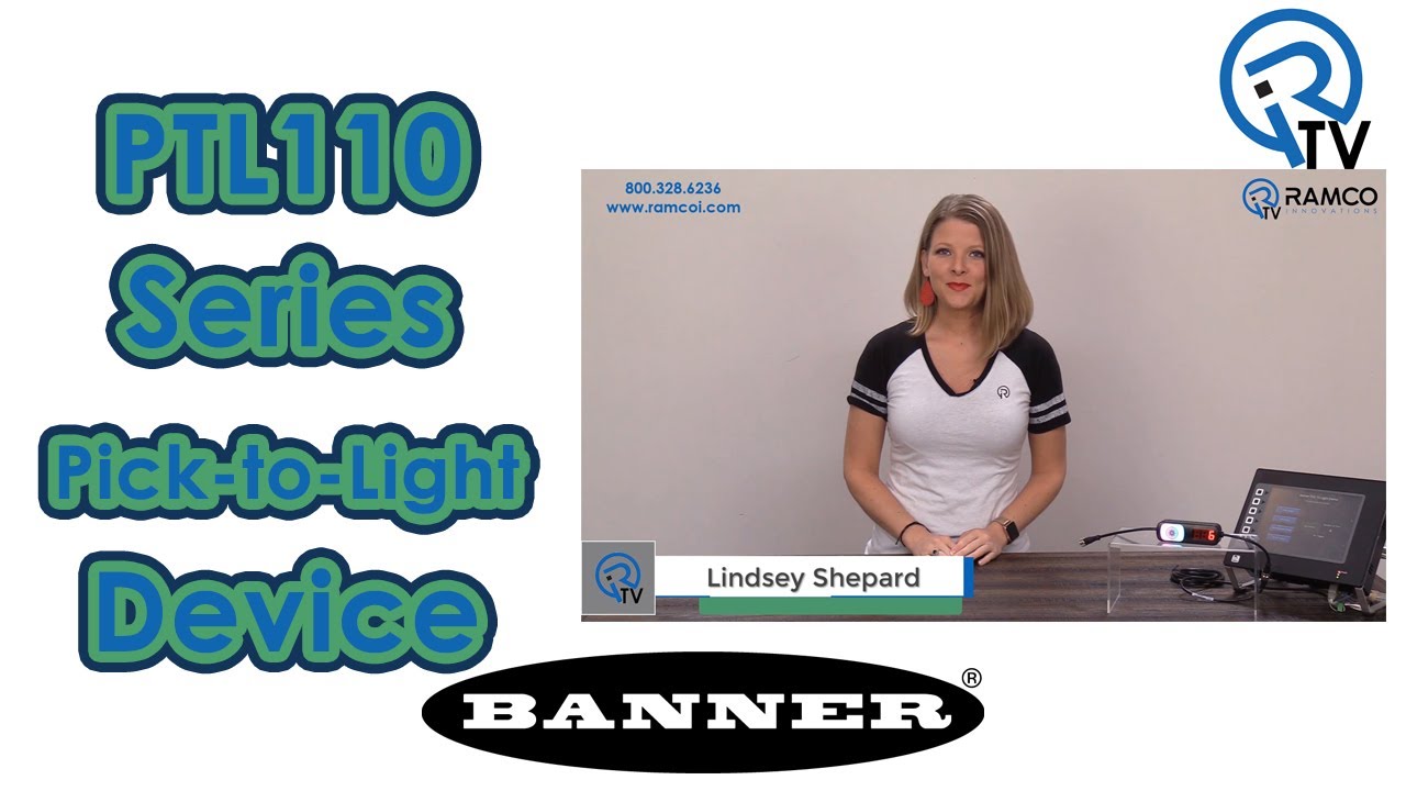 Banner PTL110 Series Pick-to-Light Device