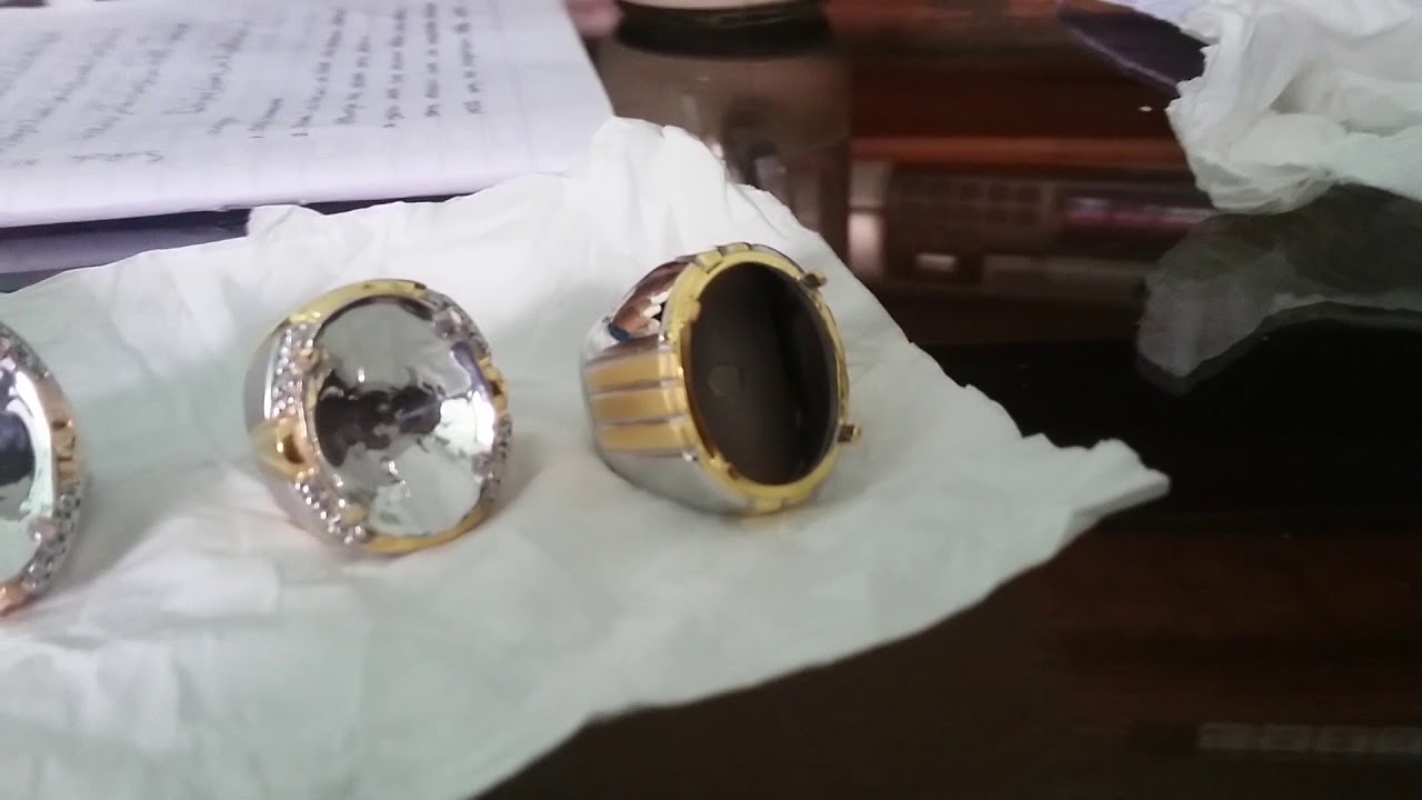 Cincin perak handmade
