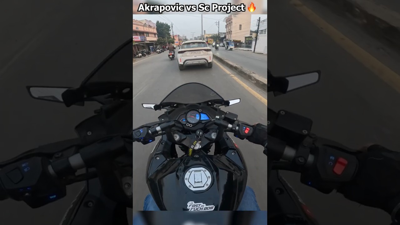 AKRAPOVIC VS SC PROJECT 🔥| BEST EXHAUST FOR BIKE | 