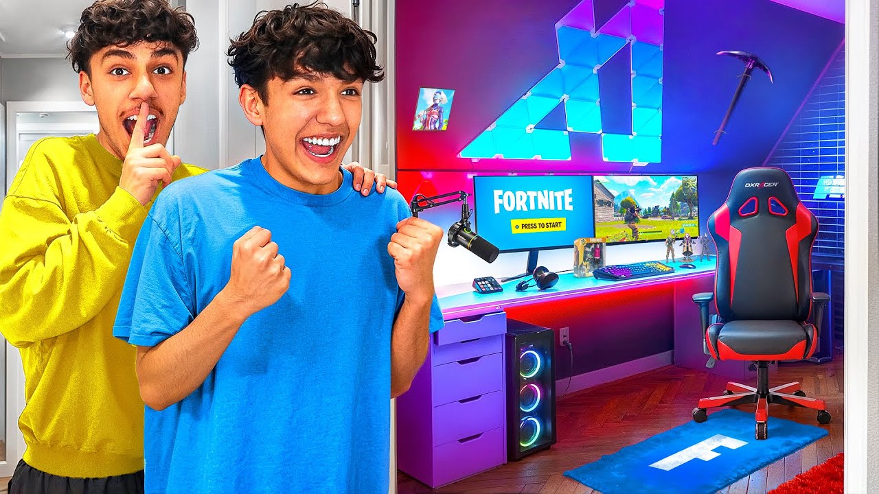 I Built My Little Brother His Dream Streaming Setup!