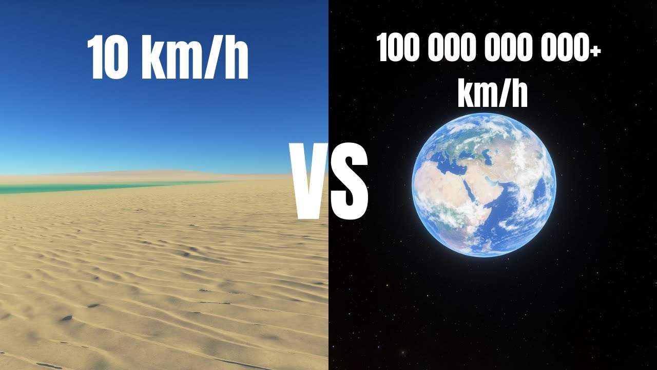 Universe Speed Comparison | 5km/h To TRILLIONS Of km/h!
