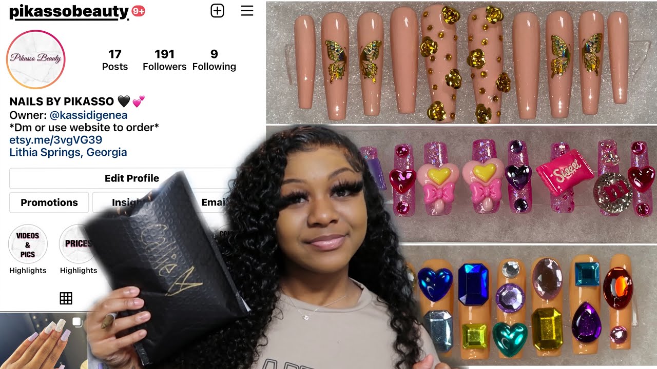 I STARTED A PRESS-ON NAIL BUSINESS | Fulfilling Orders & Business Info!