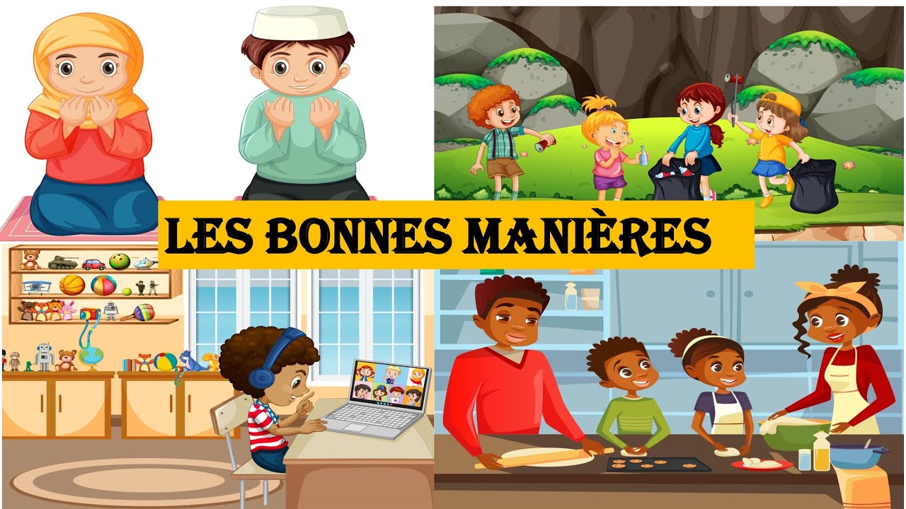 Apprendre facilement et rapidement aux enfants les bonnes manières.