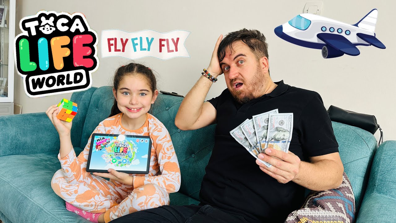 ABİMDEN GİZLİ KARTI İLE TOCA LİFE UÇAK SATIN ALDIK !! @TOCALIFEQUEEN