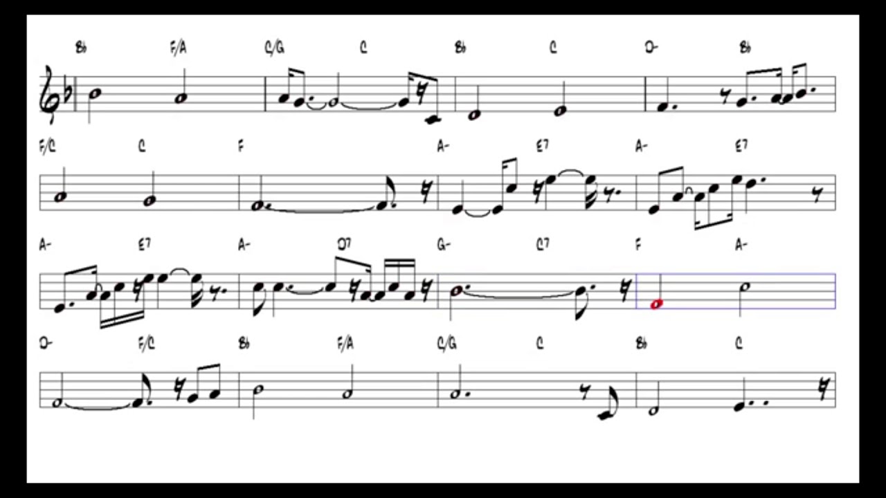 Cant Help Falling In Love(Elvis Presley) - Trumpet