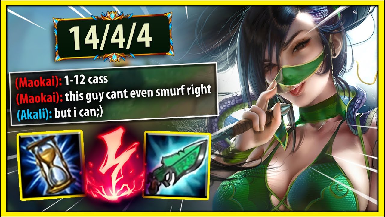 #1 AKALI WORLD MASSACRING A CHALLENGER SMURF IN DIAMOND - League of Legends