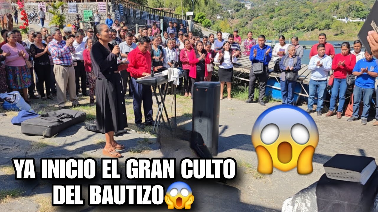 Asi Dan Inicio al Bautizo De EDY y DAYSI😍Ellos Estan a Minutos De Bautizarse😱Asi le Cantan a Dios🥹