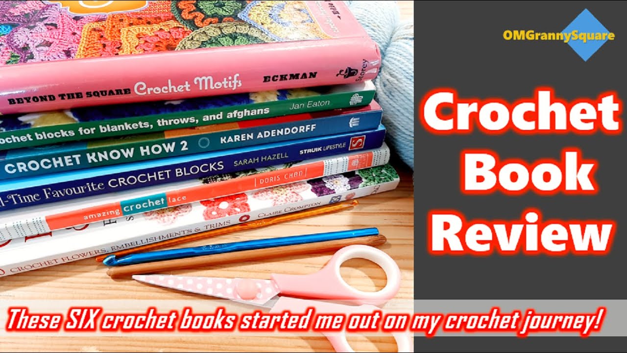 ОБЗОР КНИГИ ПО ВЯЗАНИЮ КРЮЧКОМ | Книги по вязанию крючком, которые я купила до того, как у меня п...