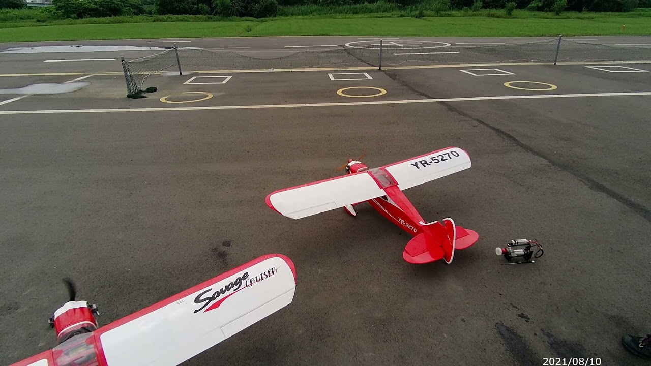 RC Plane (twin flight) by Seagull Savage Cruiser with OS FT-120 engine