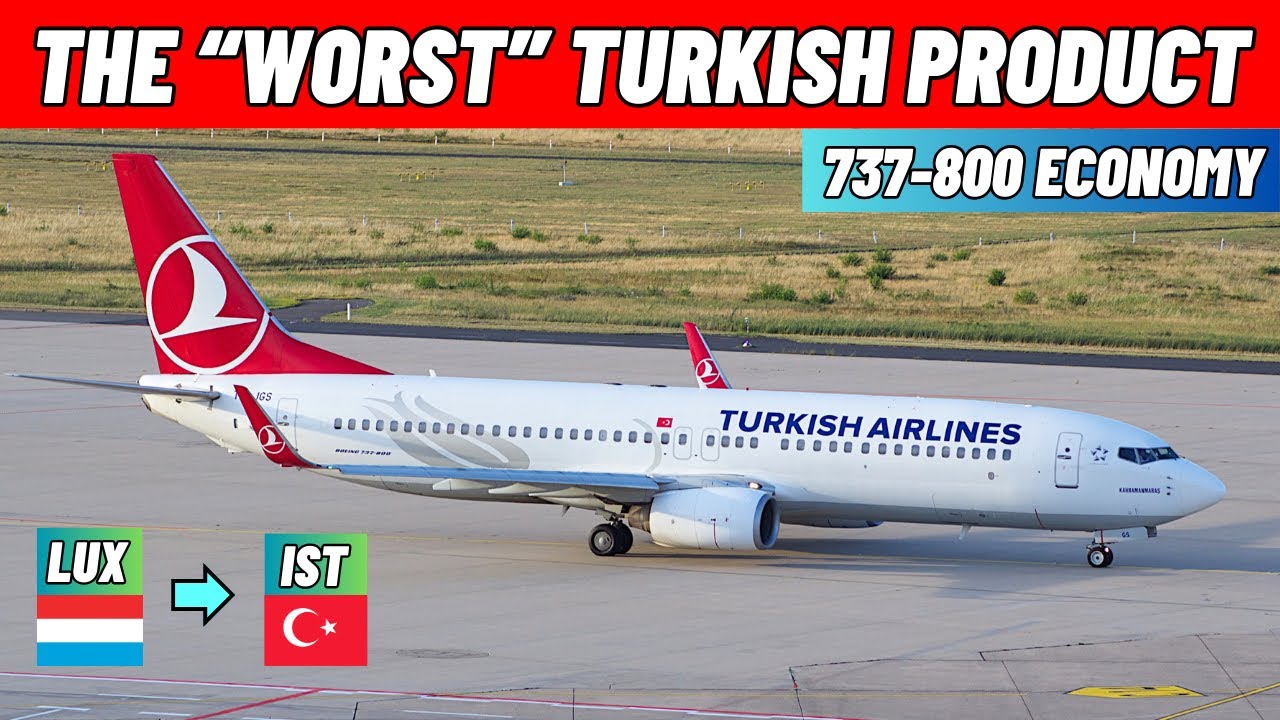 Обзор эконом-класса самолета 737-800 авиакомпании Turkish Airlines | Старый, но золотой? ✈️ LUX -...