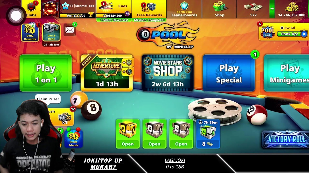 8 Ball Pool OSAKA 200M😨😱