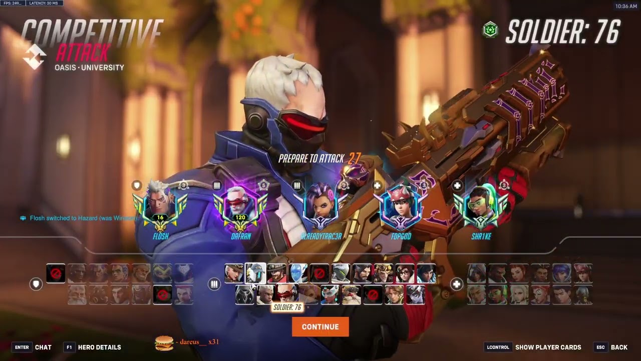 THIS IS THE BEST SOLDIER 76 IN THE WORLD - DAFRAN! OVERWATCH 2 SEASON 19 TOP 500 GAMEPLAY
