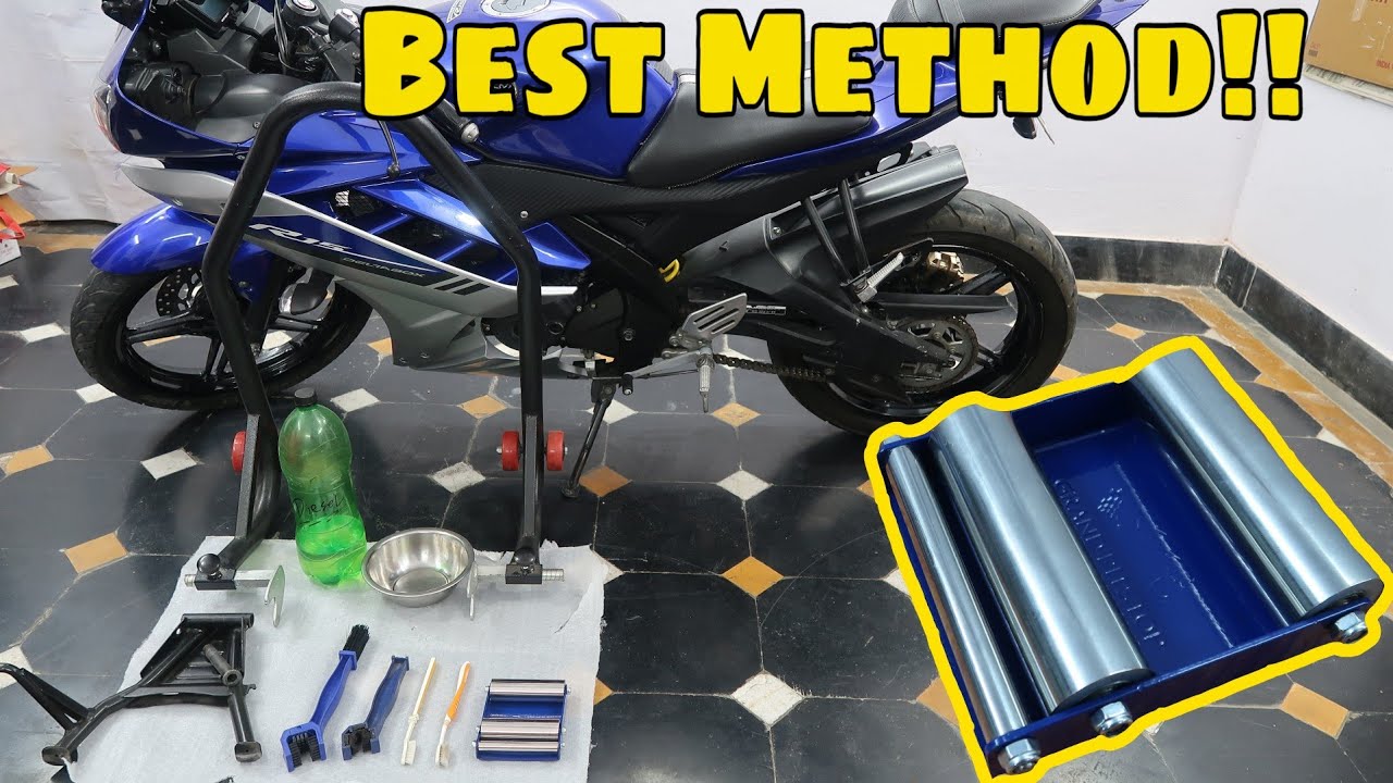 How To Clean & Lube A Motorcycle Chain With G-Roller