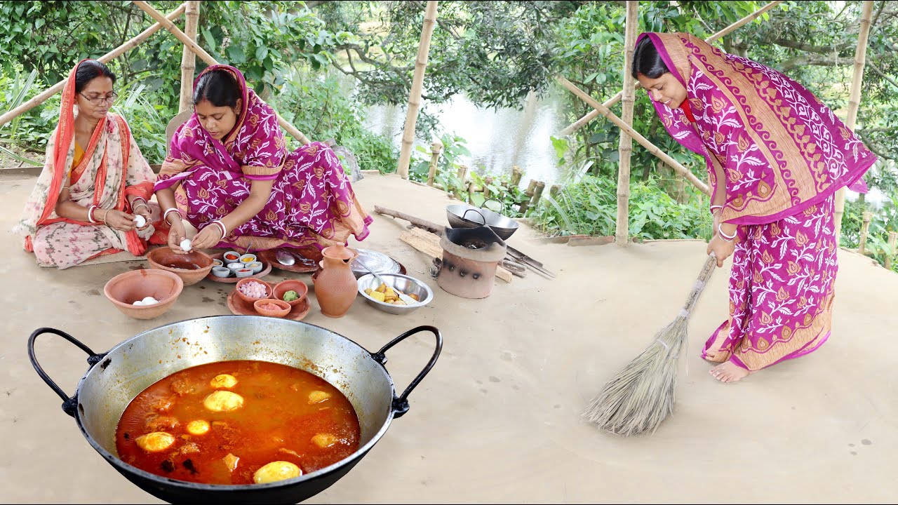 অফিস পাড়ার ধাবার স্টাইলের ডিম আলুর ঝোল ll Egg Potato Recipe