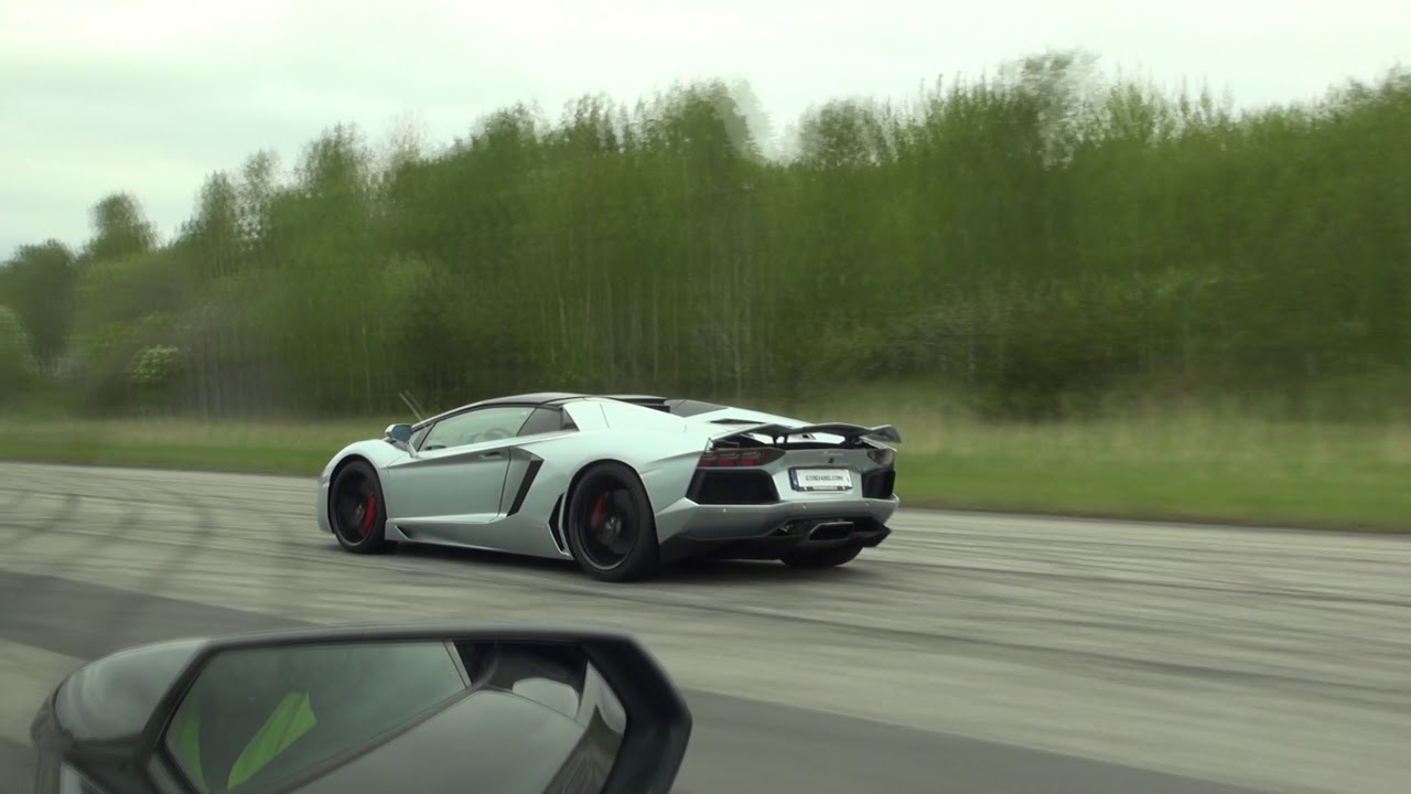Lamborghini Aventador Roadster  LP700-4 vs Huracán LP610-4 and Porsche 991 Turbo S Mk II and MORE!