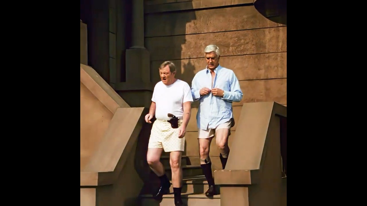 Leslie Nielsen at his best 🤣 #PoliceSquad #comedy #usa