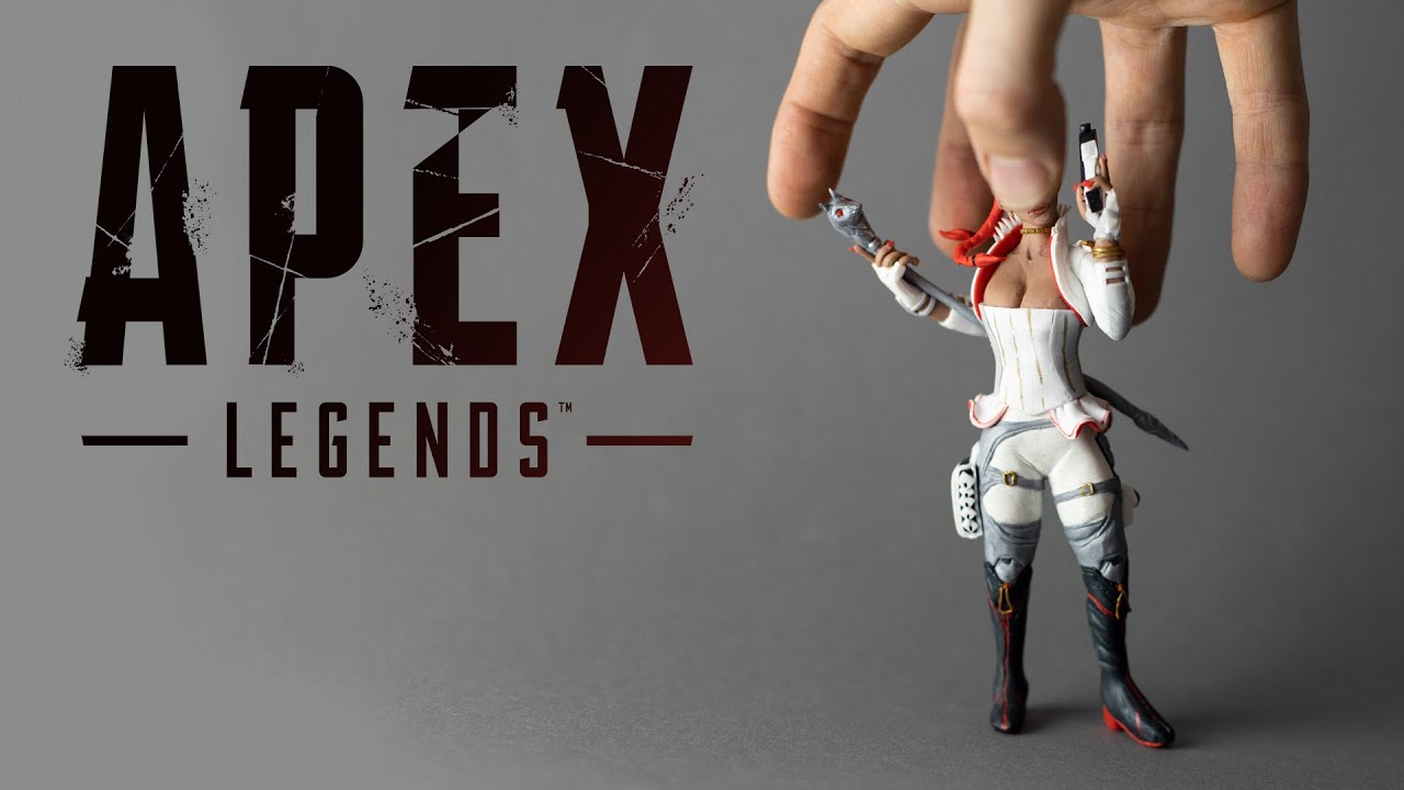 LOBA with a HORROR Face? (Apex Legends) with Polymer Clay