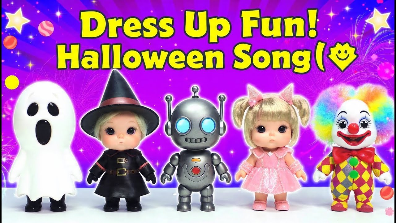 Here’s the Halloween | Happy Halloween| Dress-Up Song for Kids | Fun Halloween Rhymes for Toddlers 👻
