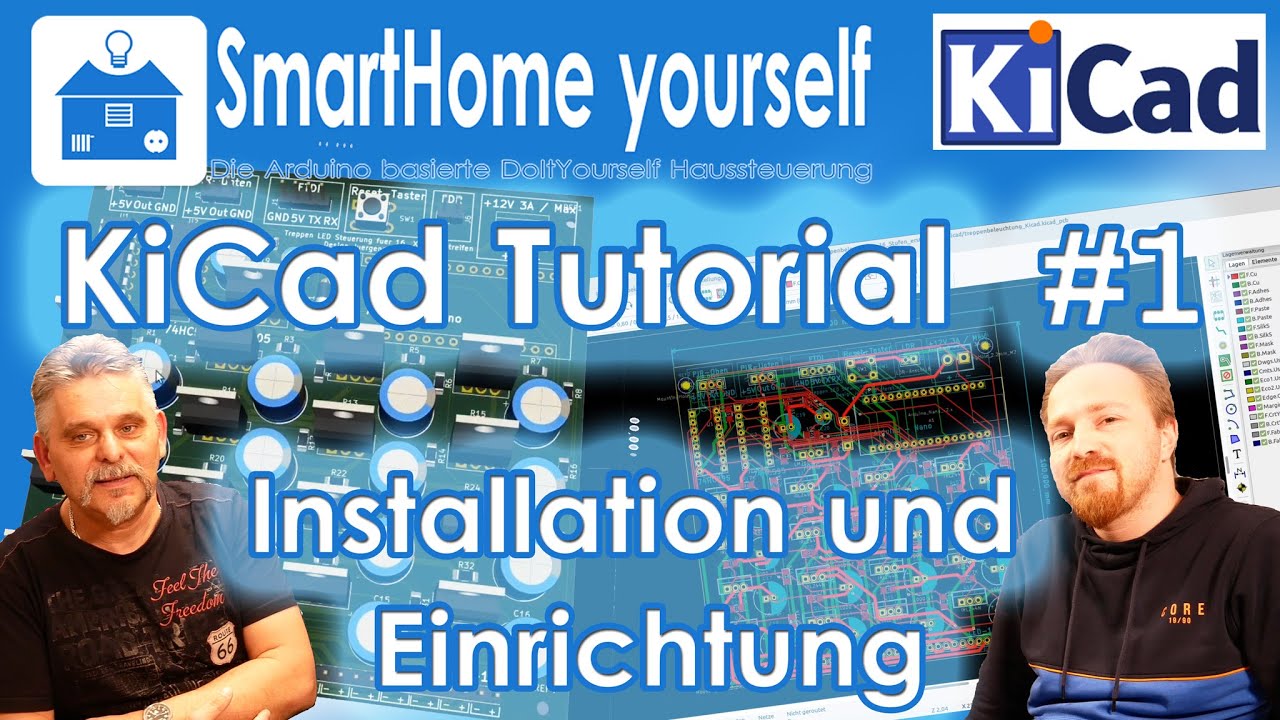 KiCad Tutorial für Anfänger #1 - Installation und Vorstellung von KiCad - Grundlagen und Basiswissen